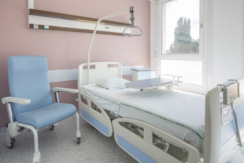 Chambre lors d'une hospitalisation